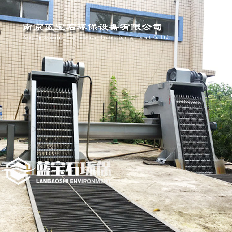 市政污水厂预处理回旋式格栅除污机蓝宝石生产