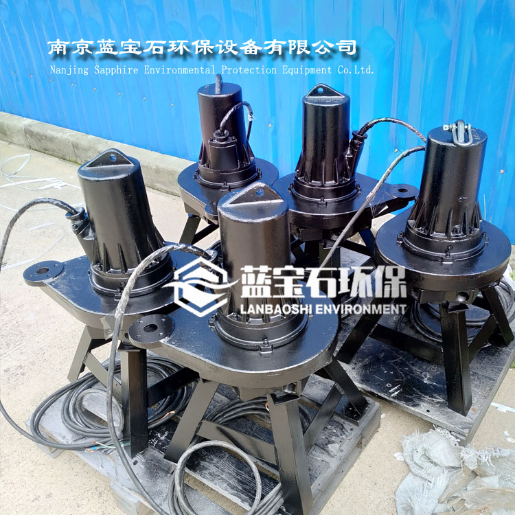 碳钢防腐高支架污水处理净化离心曝气机QXB1.5kw