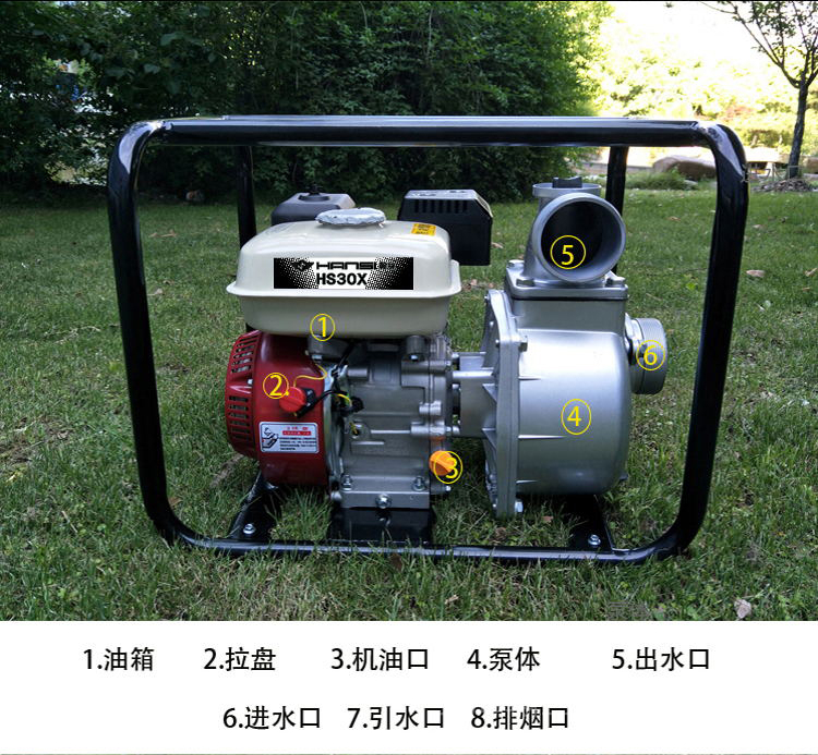 汽油自吸水泵工业排水用