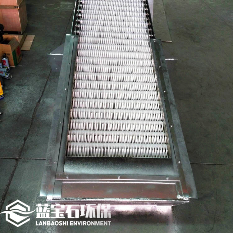 回转式格栅除污机拦污机 固液筛分 碳钢机架尼龙耙齿